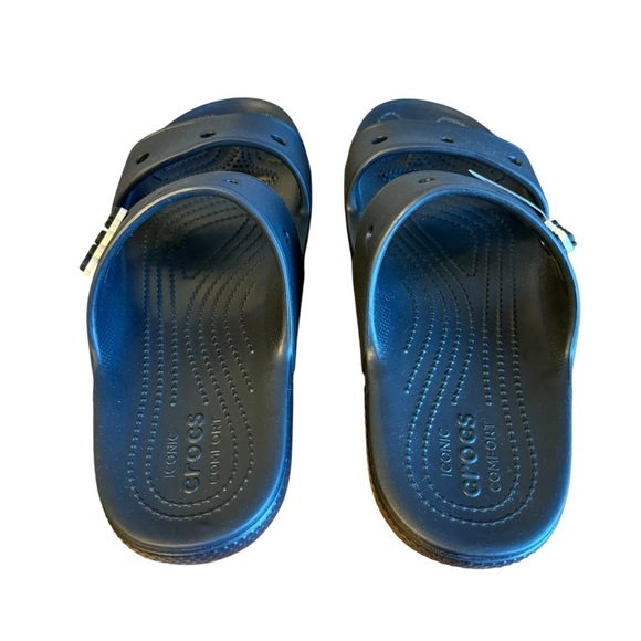 Classic black crocs sandals. Men size 10 or Women’s size 12. main image 5